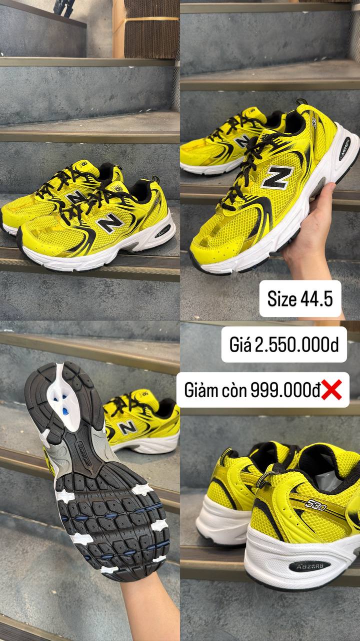 Giày New Balance 530v2 Retro 'Sulphur Yellow' [MR530SE]