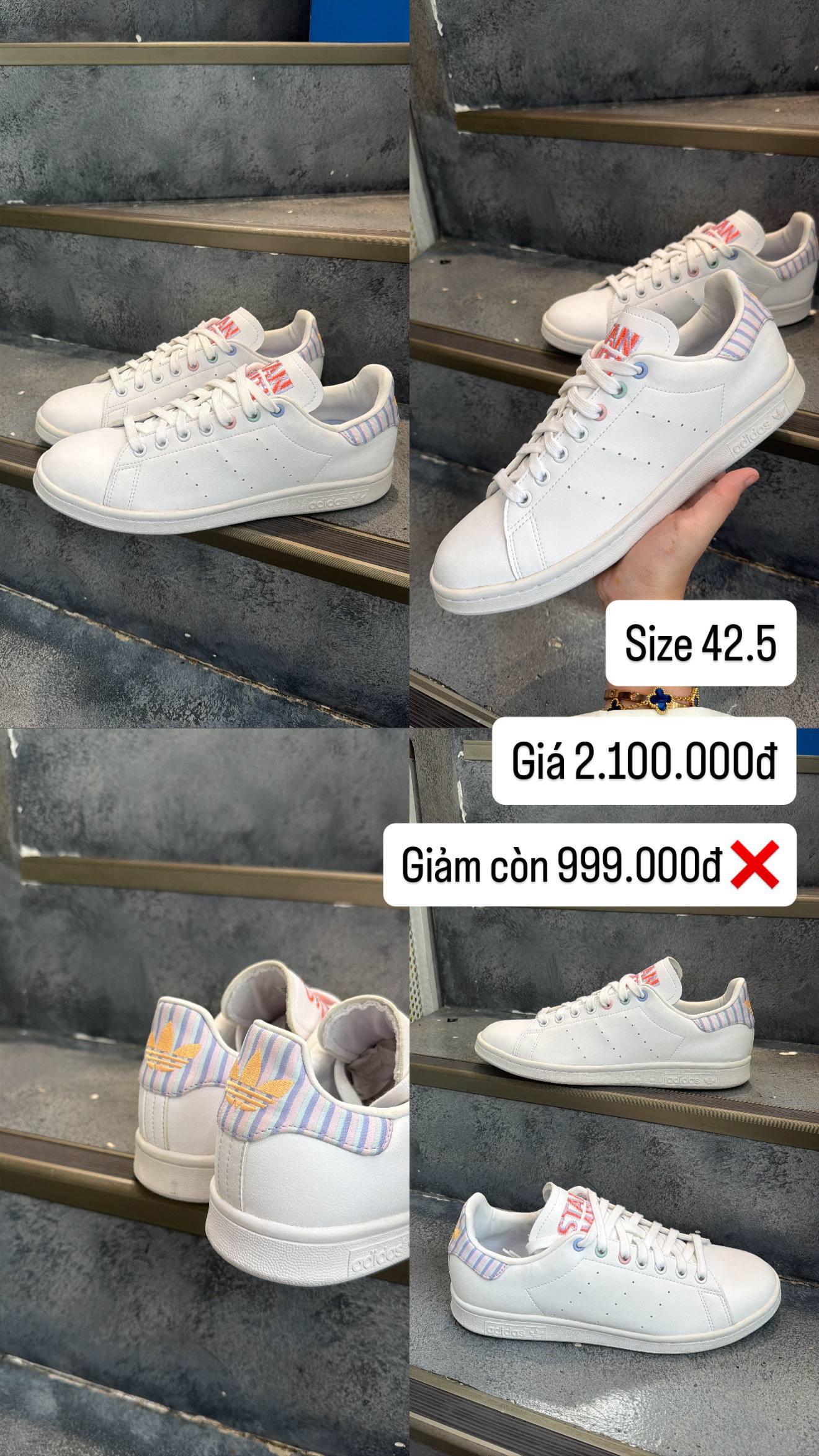 Giày Adidas Stan Smith LOGO [H03883]