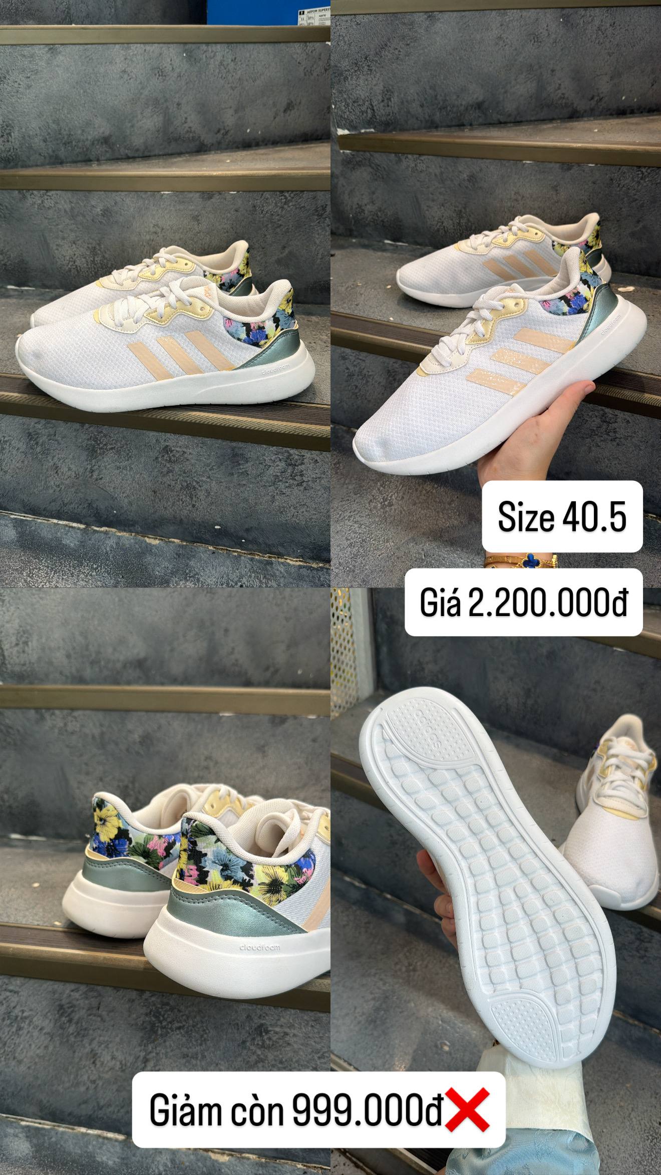 Adidas White and Pink Sneakers