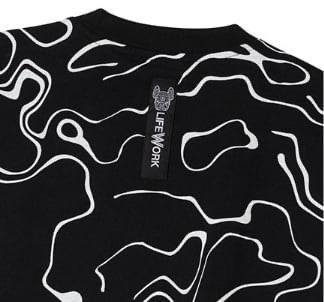 Áo Thun Life Work Radok Line Artwork Short-sleeve ''Black'' [LW242TS436]