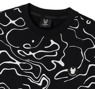 Áo Thun Life Work Radok Line Artwork Short-sleeve ''Black'' [LW242TS436]