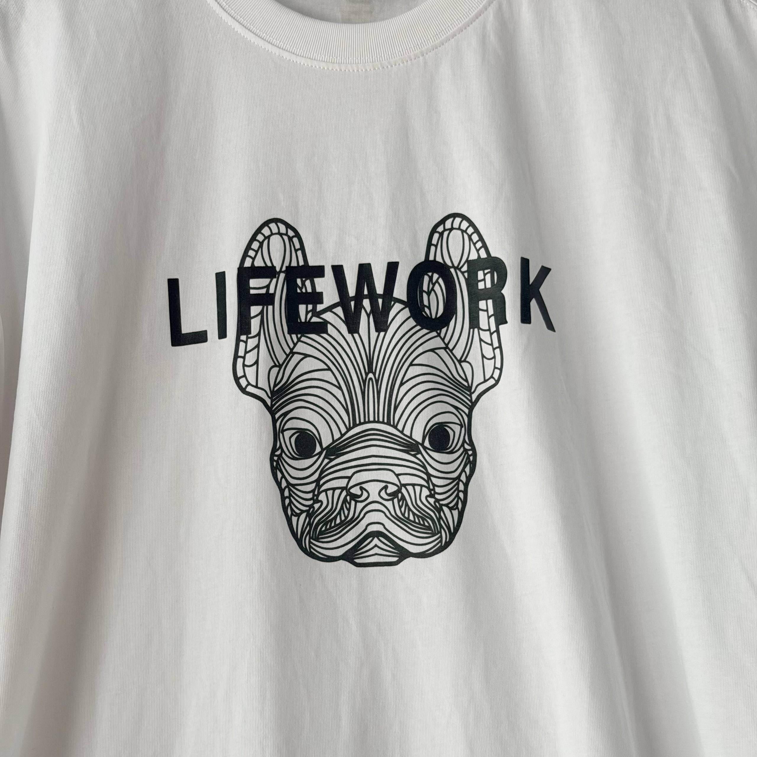 NEW ITEM Áo Thun Life Work Hideaway White [lw235ts995]
