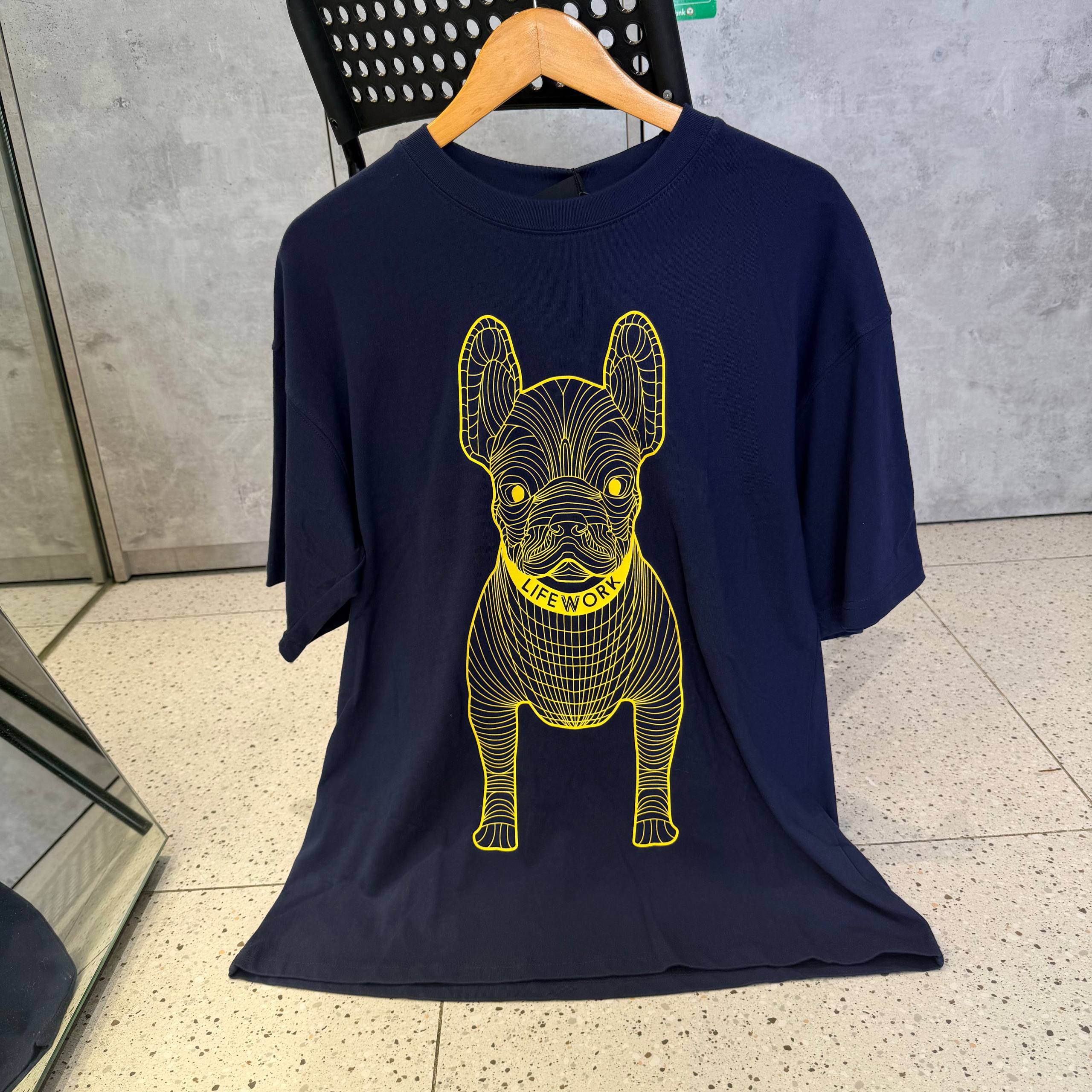 Áo Thun Life Work Deep Navy/Gold [ lw225ts990 ]