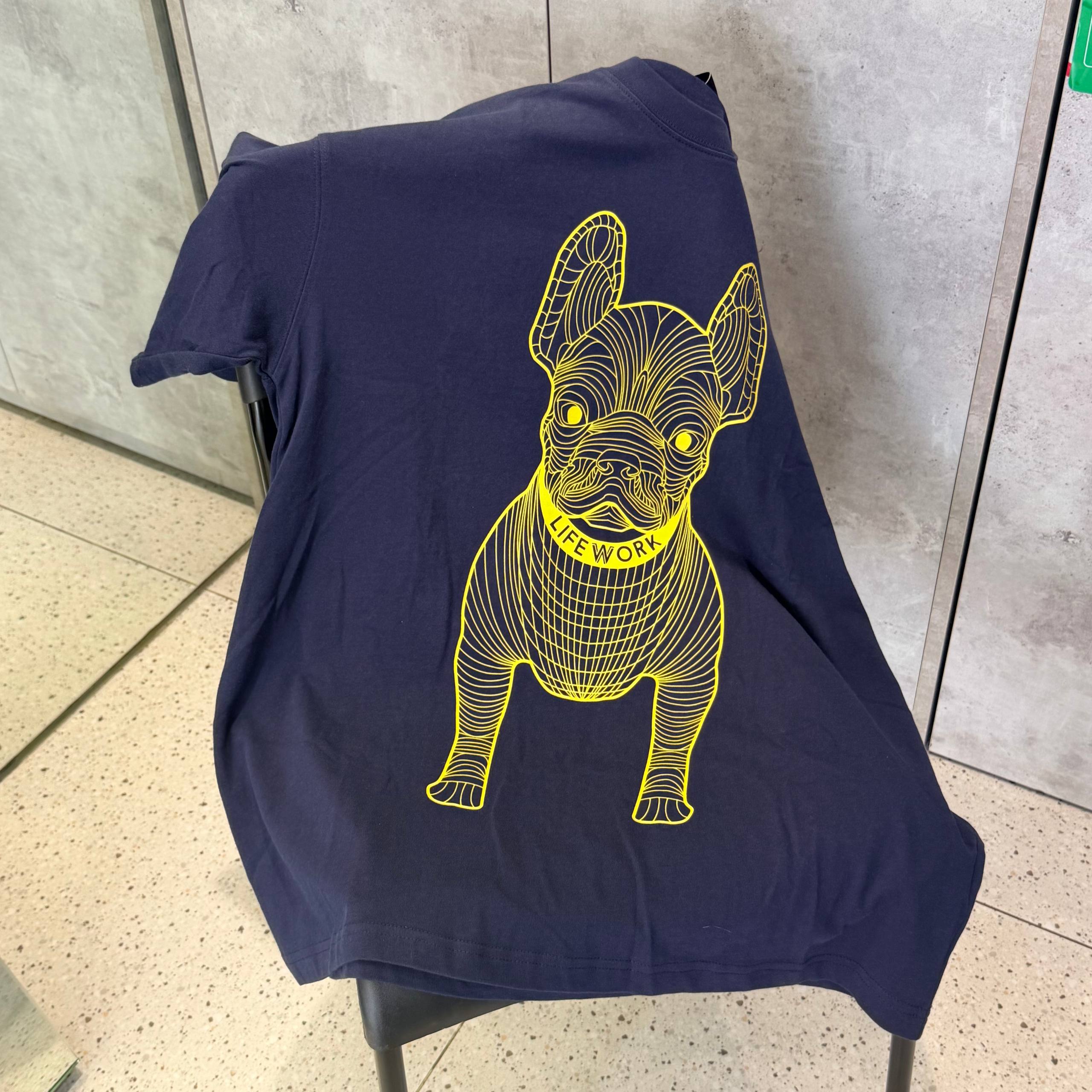 Áo Thun Life Work Deep Navy/Gold [ lw225ts990 ]