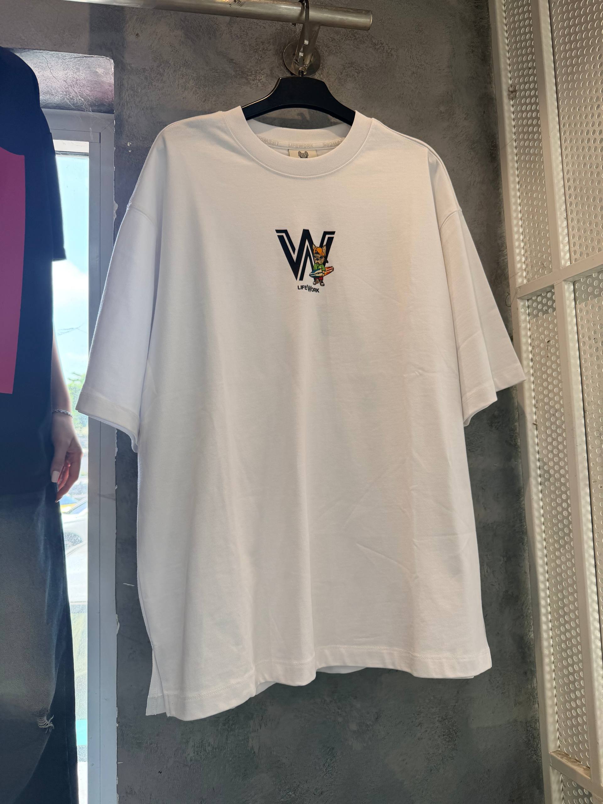 Áo Thun Life Work Leopard Hipdog White [LW212TS216]