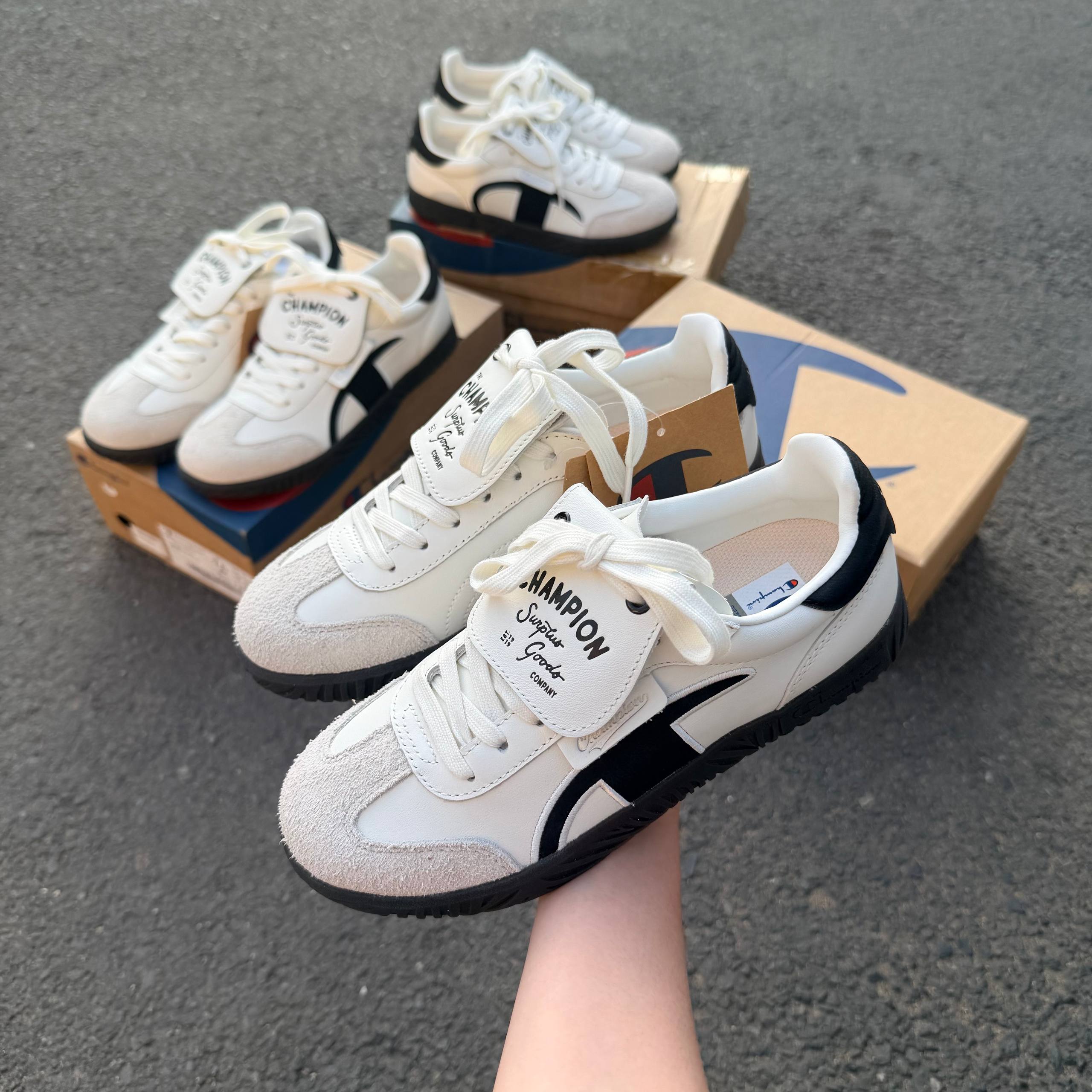 Giày Champion Essentials Champ T-Trainer ' Cream/Black