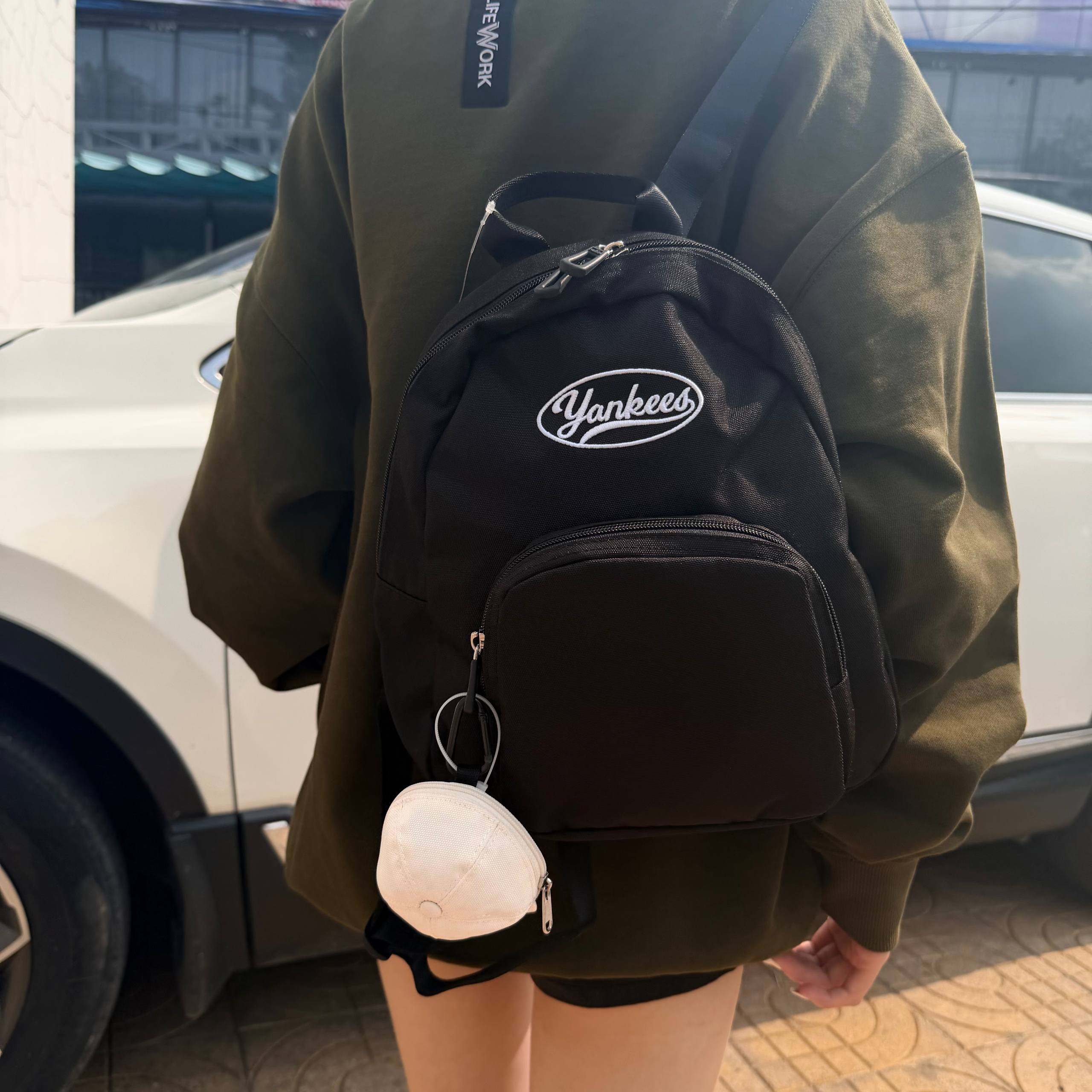 Balo MLB Rookie Mini Backpack New York Yankees Black