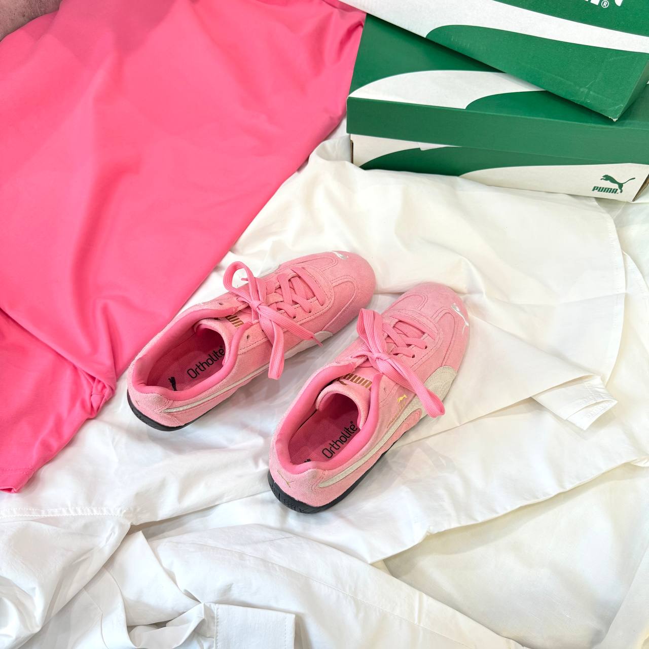 Giày Puma Speedcat OG ''Pink White'' [401698 05]