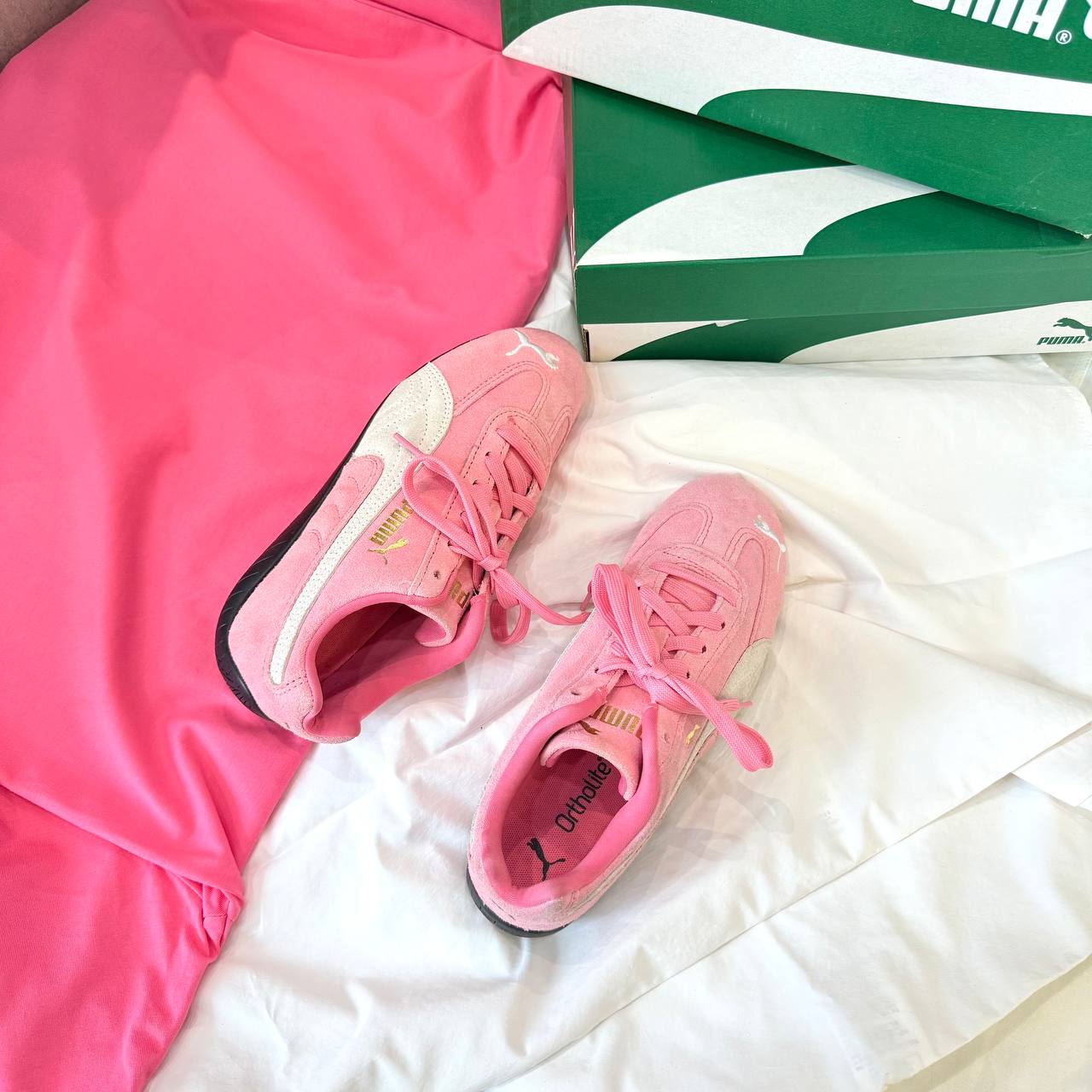 Giày Puma Speedcat OG ''Pink White'' [401698 05]