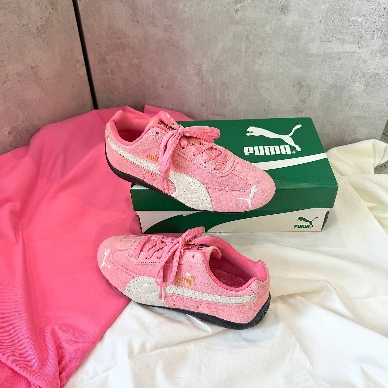Giày Puma Speedcat OG ''Pink White'' [401698 05]