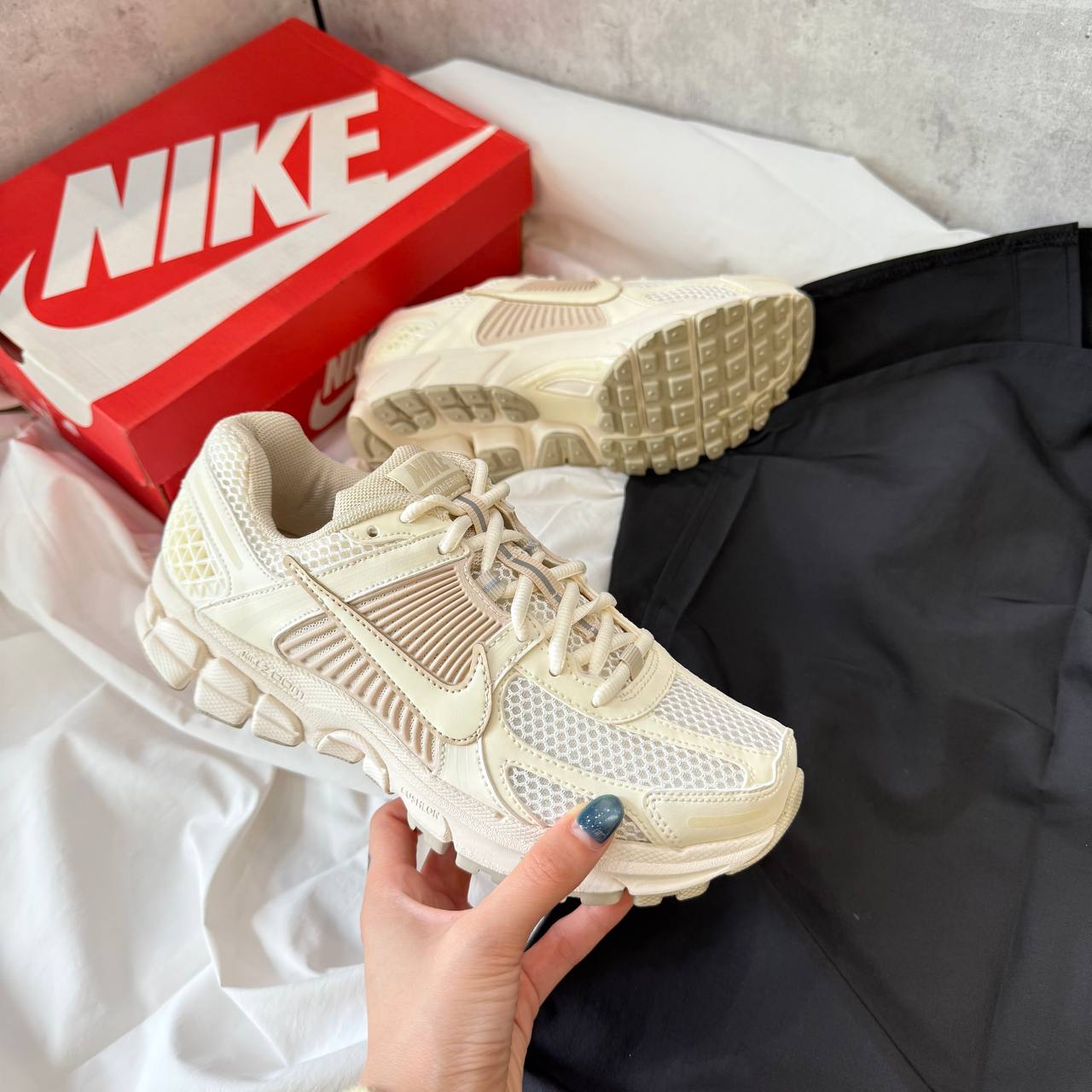 Giày Nike Zoom Vomero 5 'Sail Light Orewood Brown' [HF6998-101]