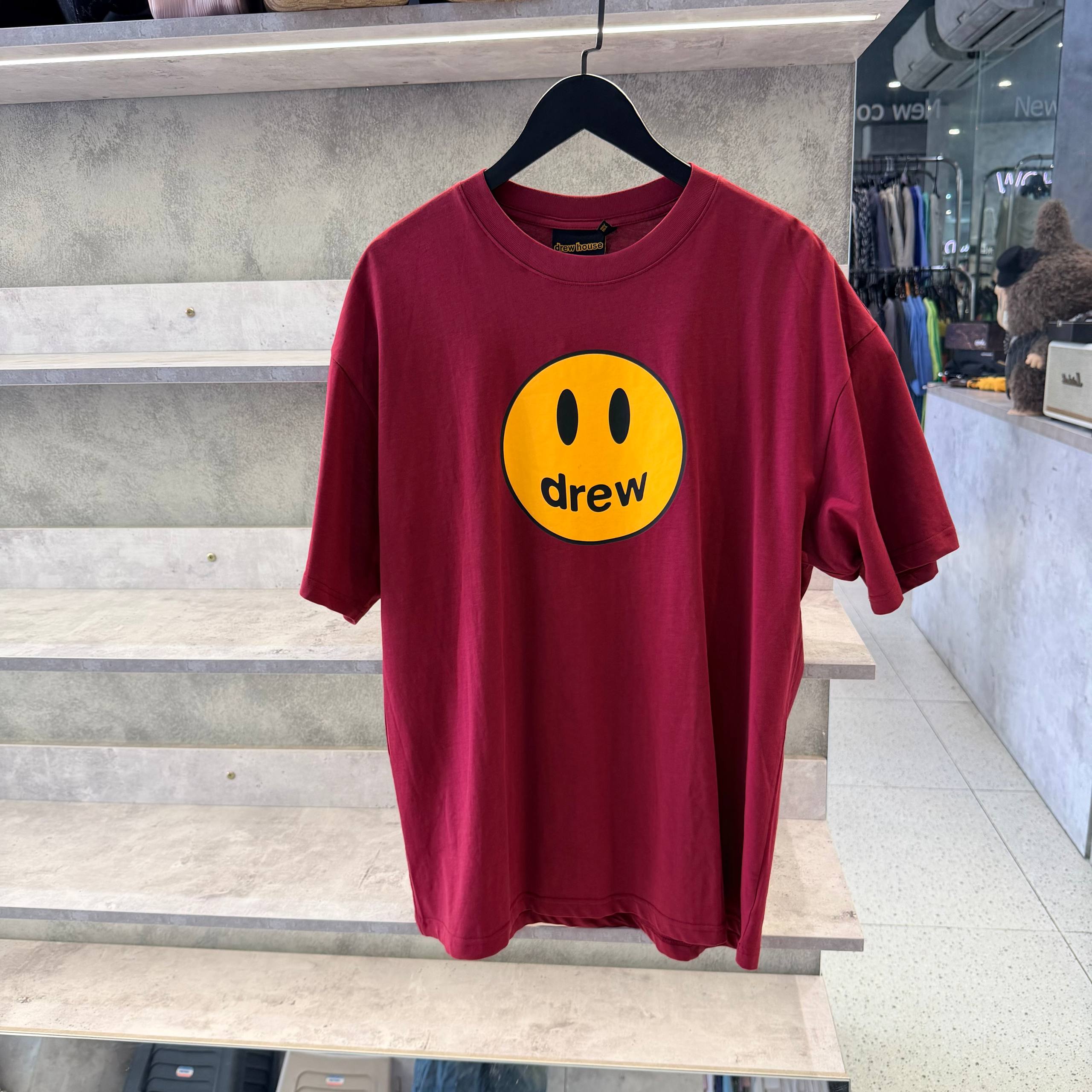 Áo Thun Drew House Mascot SS Tee Burgundy [DH-HJ2121-MCBG]