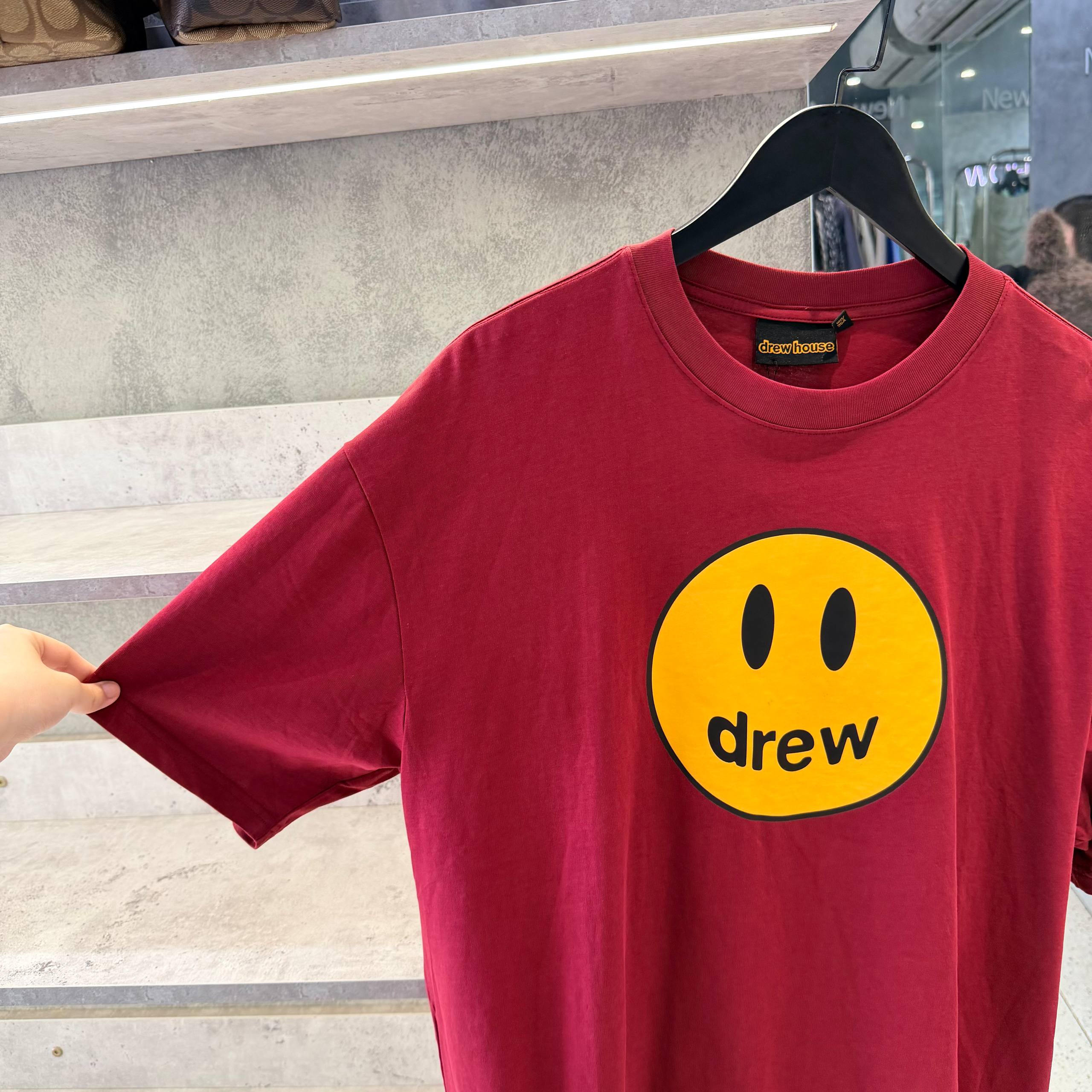 Áo Thun Drew House Mascot SS Tee Burgundy [DH-HJ2121-MCBG]