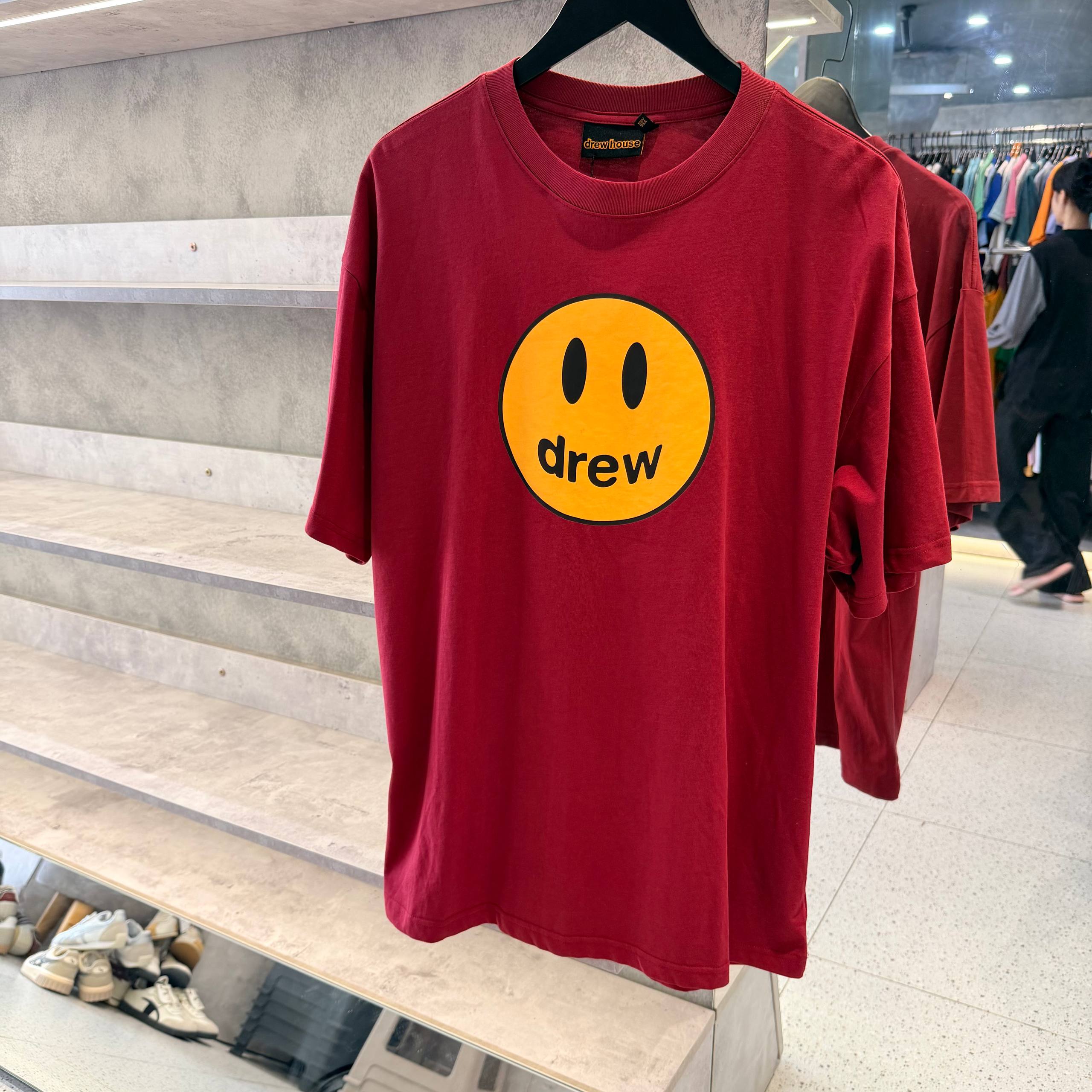 Áo Thun Drew House Mascot SS Tee Burgundy [DH-HJ2121-MCBG]