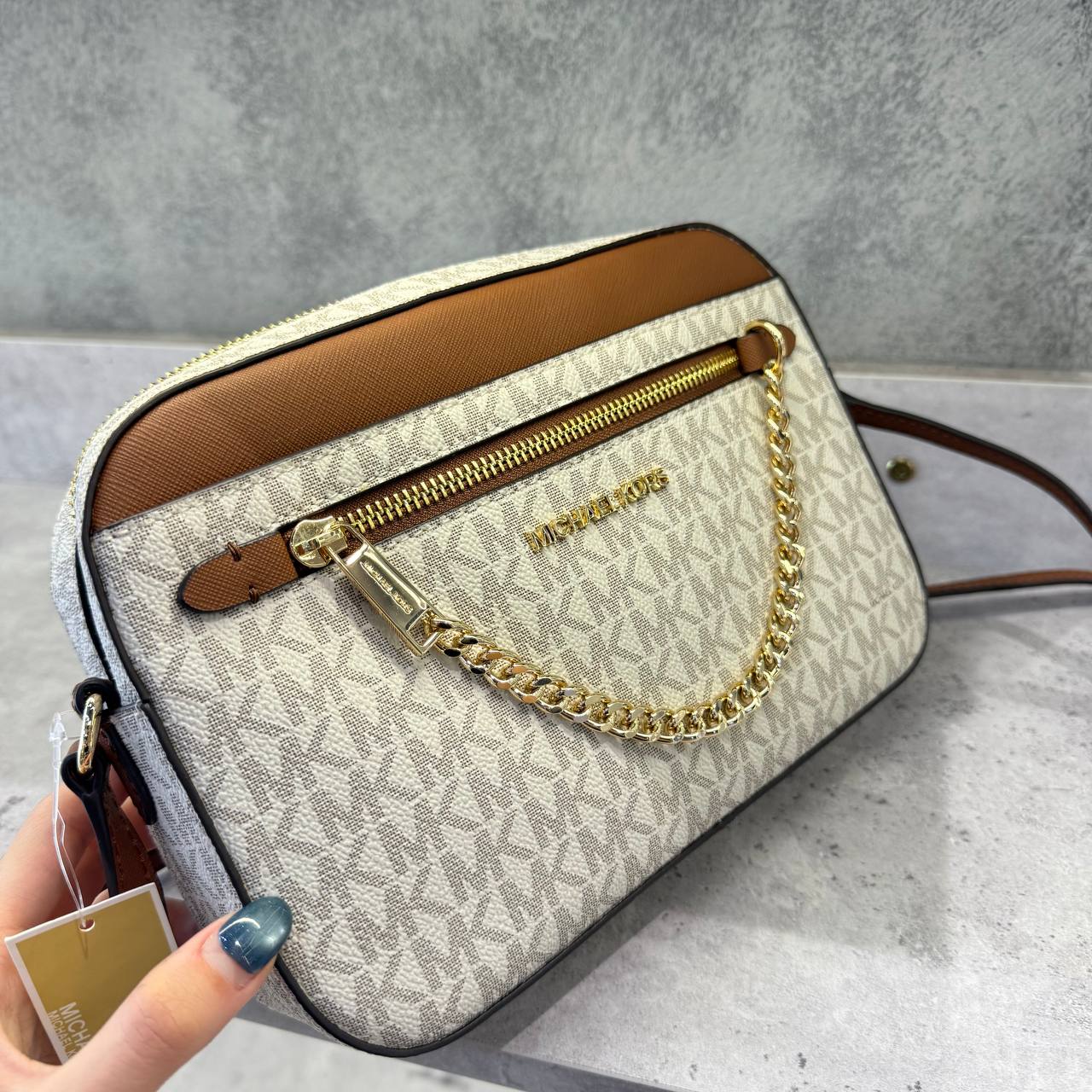 Túi Đeo Chéo Michael Kors MK Jet Set Large Logo Crossbody Bag