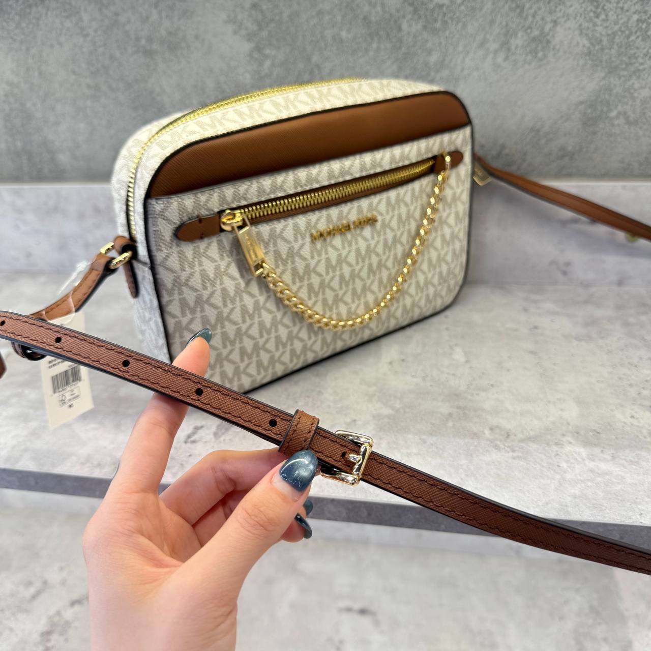 Túi Đeo Chéo Michael Kors MK Jet Set Large Logo Crossbody Bag
