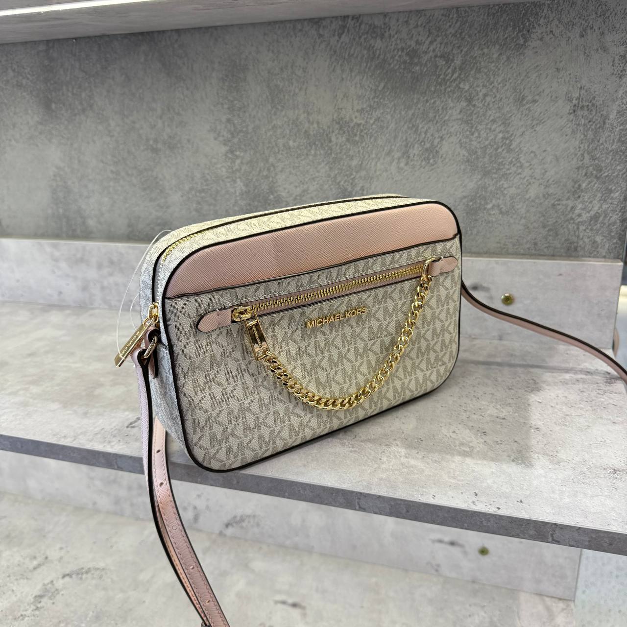 Túi Đeo Chéo Michael Kors MK Jet Set Large Logo Crossbody Bag