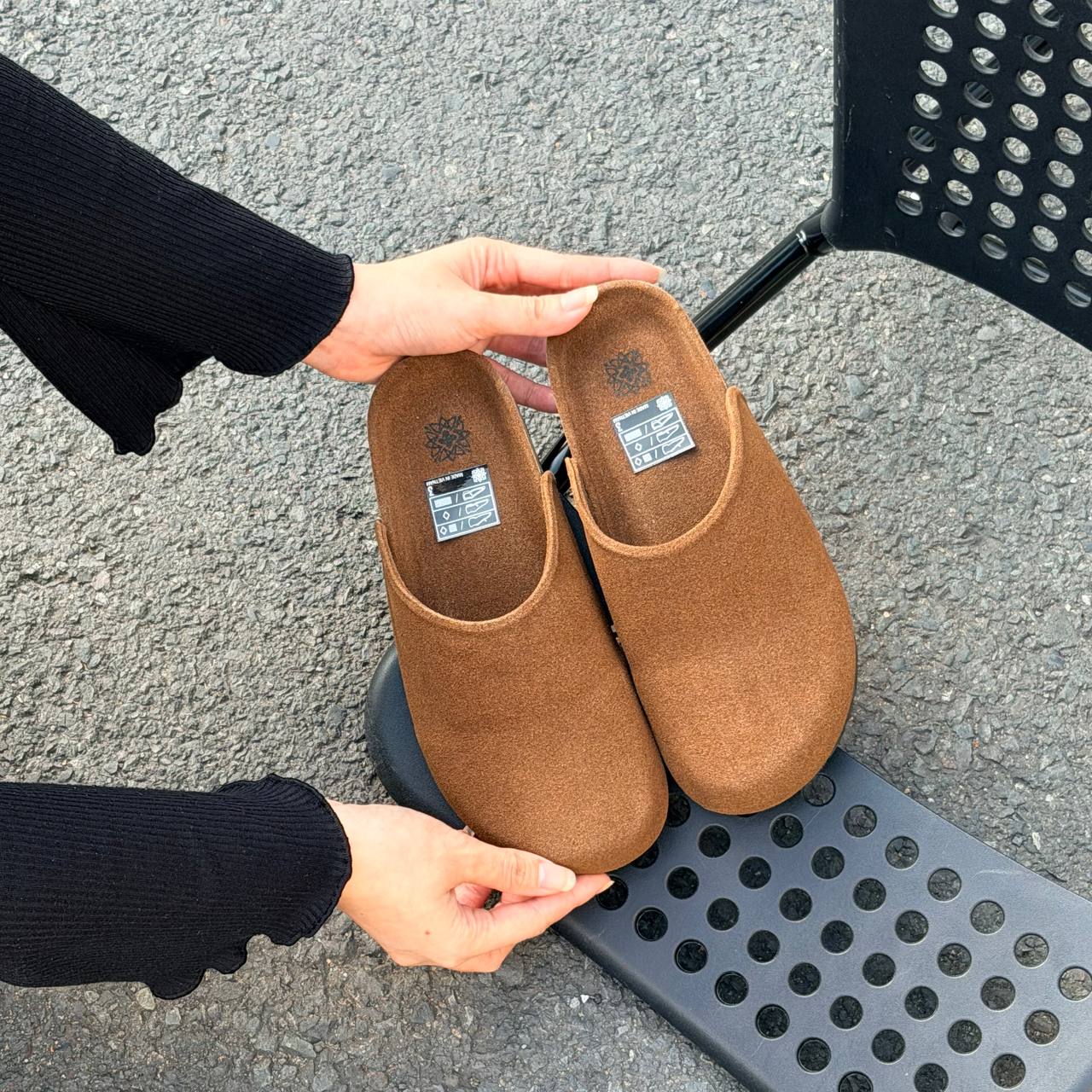 Dép Francis Mantini TerraMonte Mule Clog ''Mocha Brown''