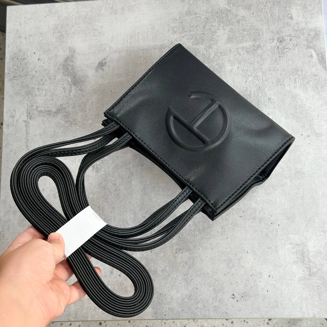 Túi Telfar Black Leather [TF-012-BK]