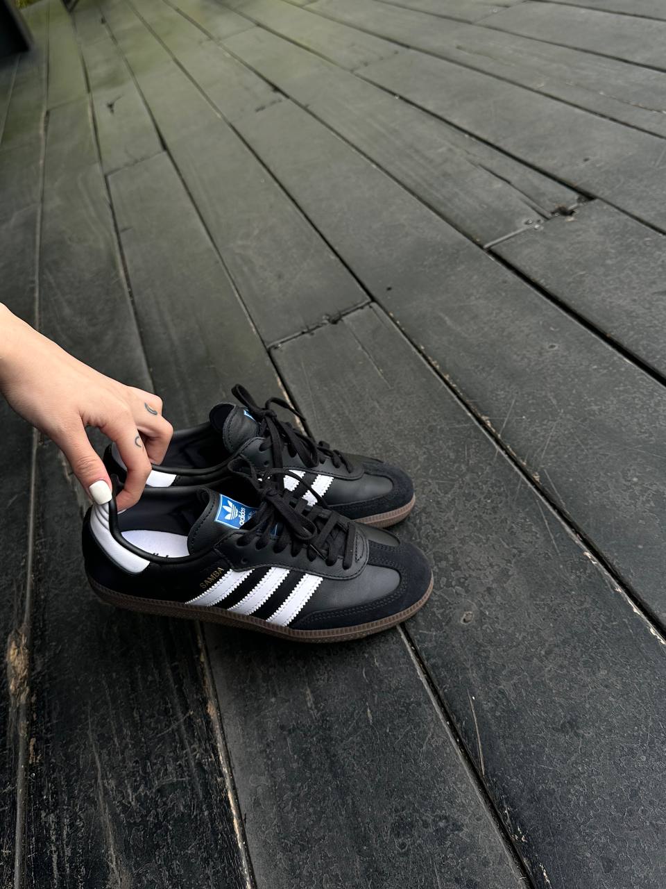Giày Adidas Samba OG ‘Black Gum’ [B75807]