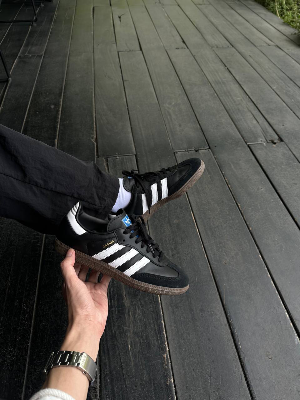 Giày Adidas Samba OG ‘Black Gum’ [B75807]