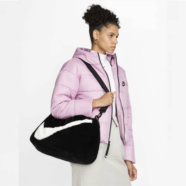 Túi Nike Sportswear Faux Fur Tote – Black