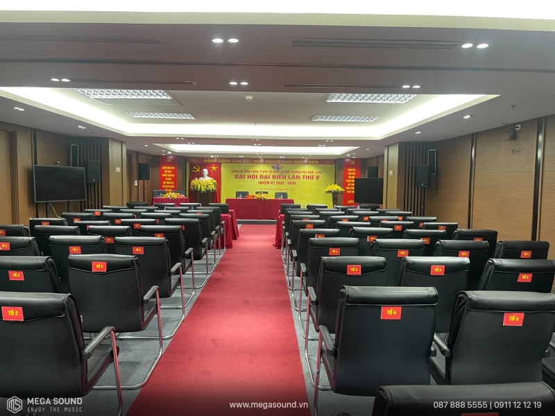 Dự án lắp đặt hệ thống âm thanh hội trường StudioMaster chuyên nghiệp tại 48 Tố Hữu