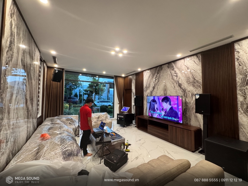 Dự án lắp đặt dàn karaoke NFD Audio cao cấp cho gia đình anh Tân tại Hòa Bình