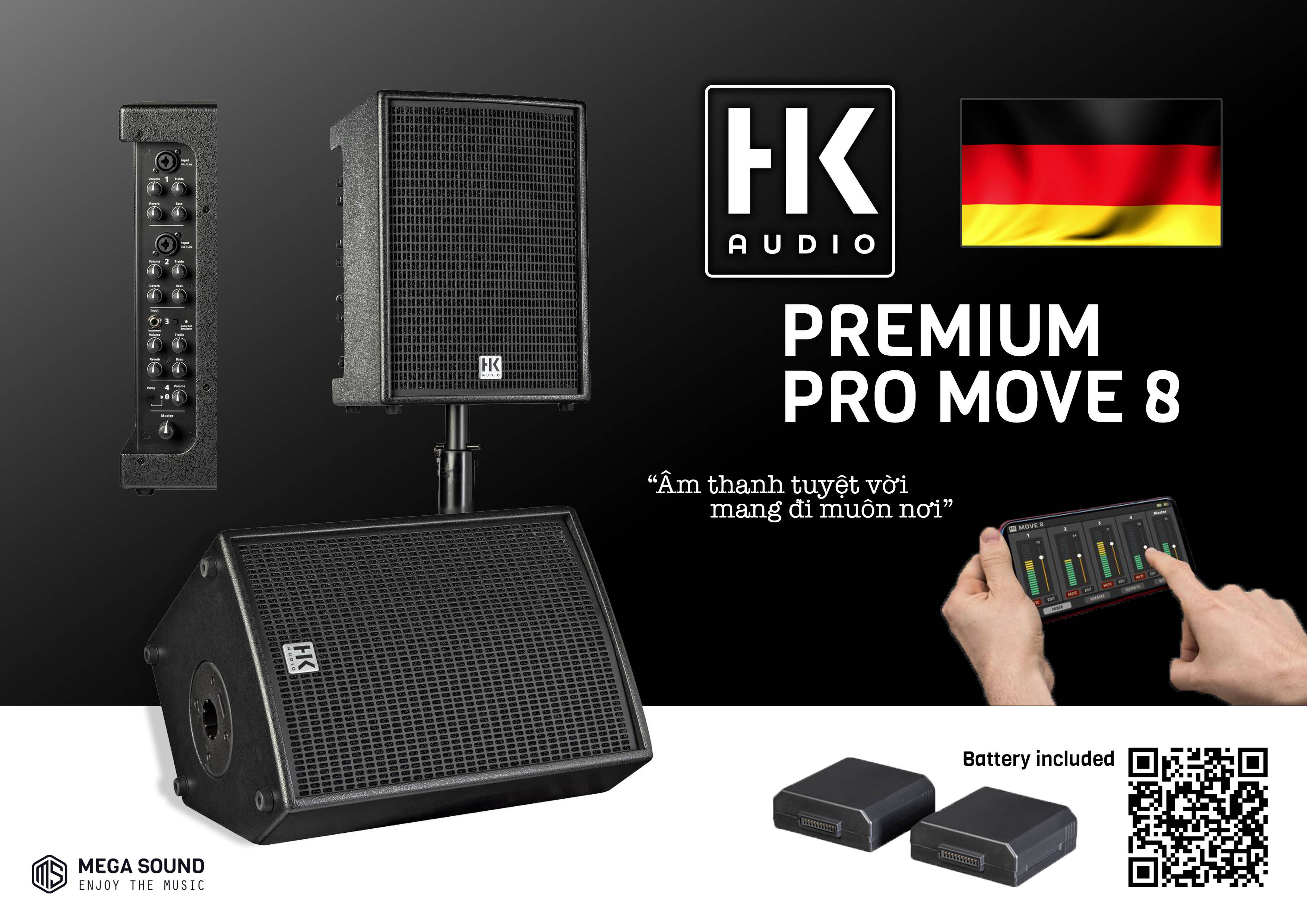HK PR:O PREMIUM MOVE 8 - Âm thanh tuyệt vời, mang đi muôn nơi
