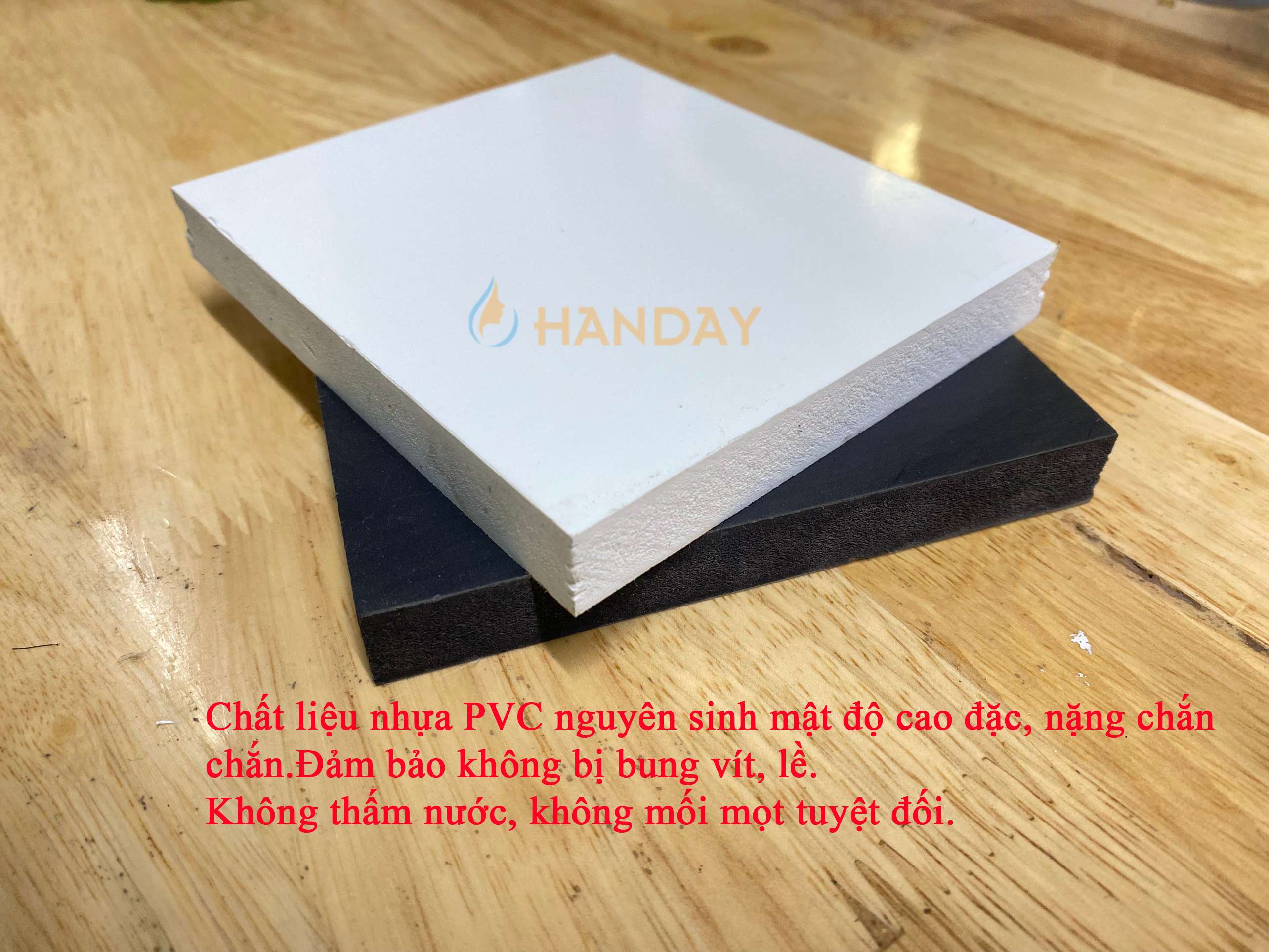 chất liệu tủ lavabo pvc handay