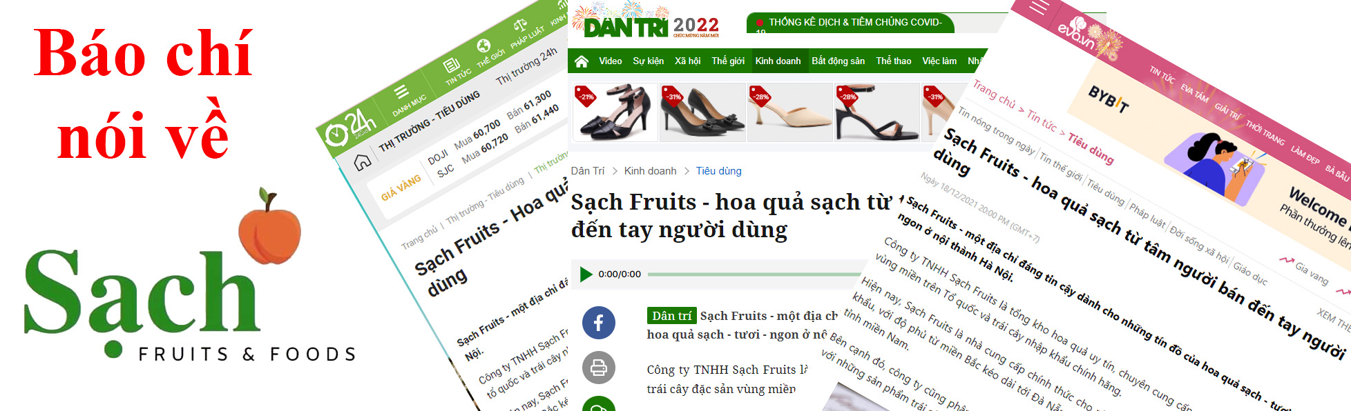 Báo chí nói về Sạch Fruits