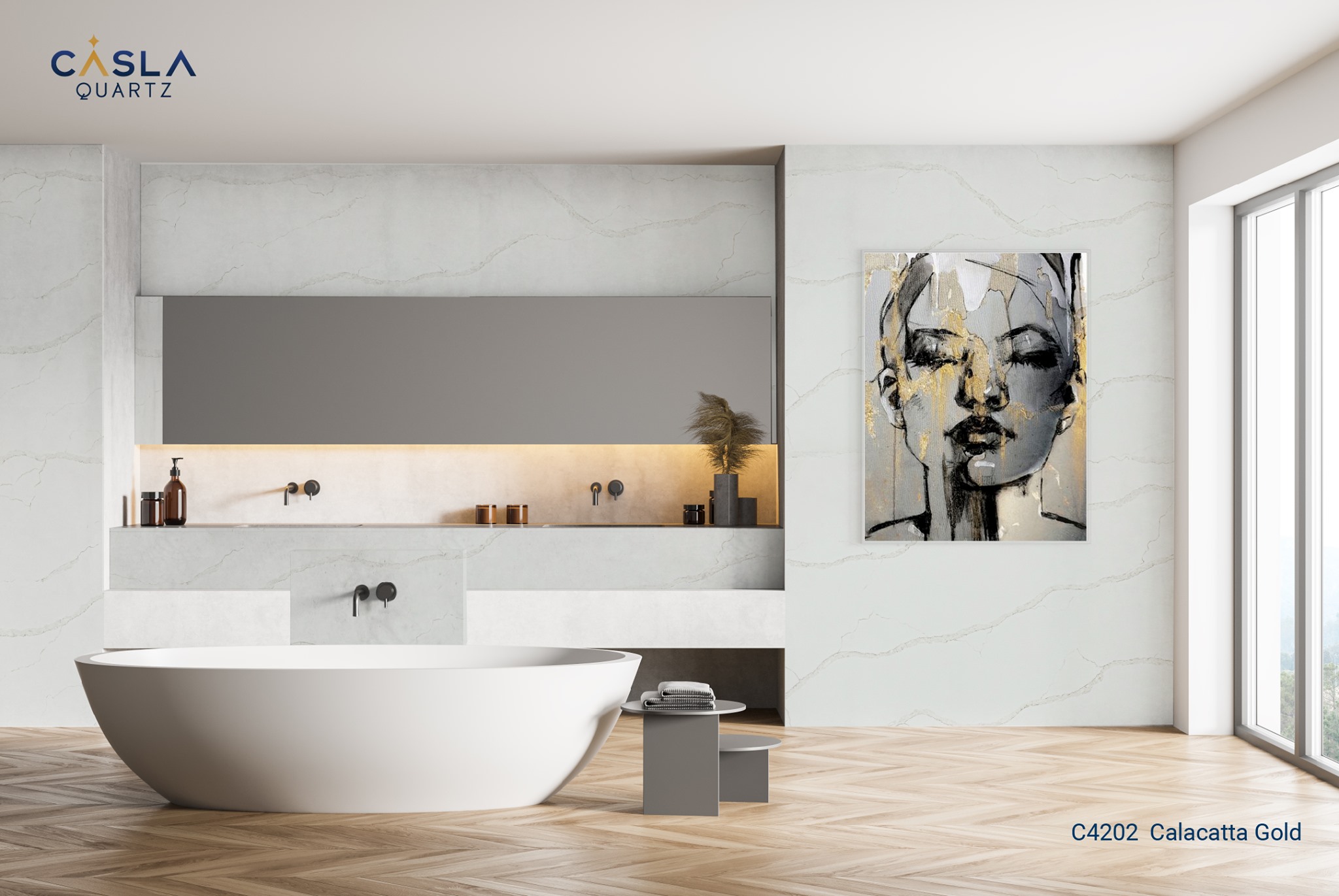 Casla C4202 - Calacatta Gold