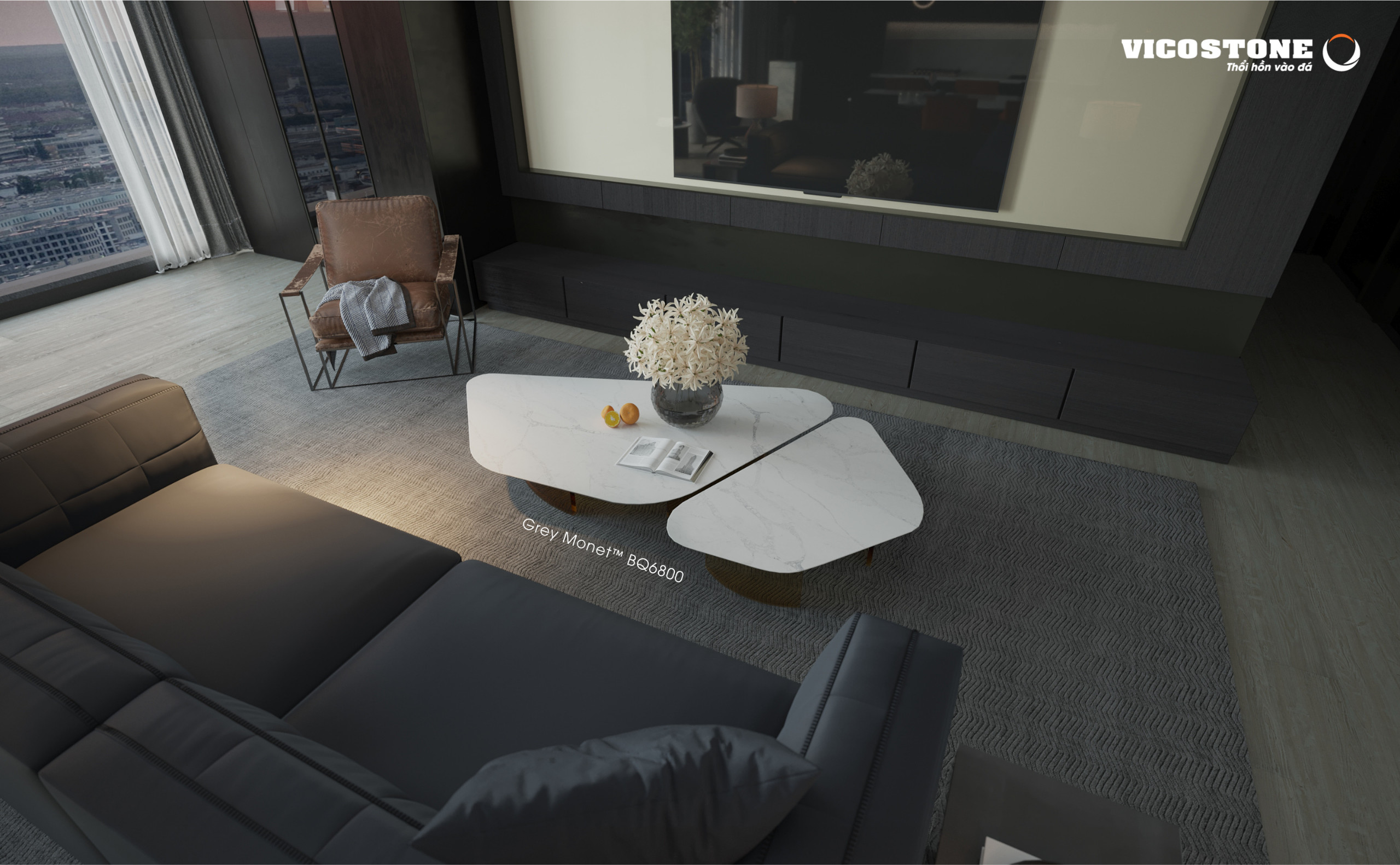 Vicostone Grey Monet BQ6800