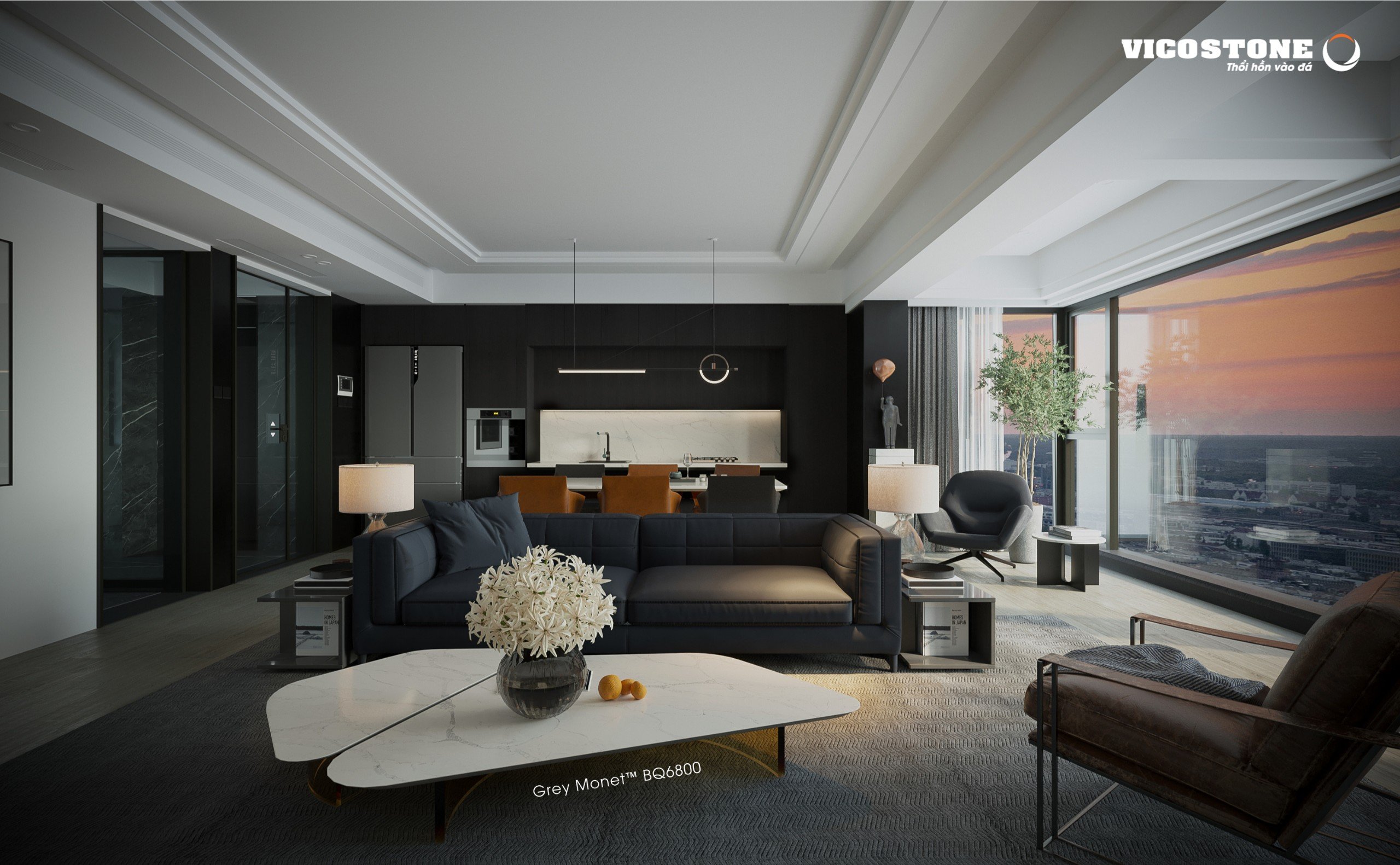 Vicostone Grey Monet BQ6800