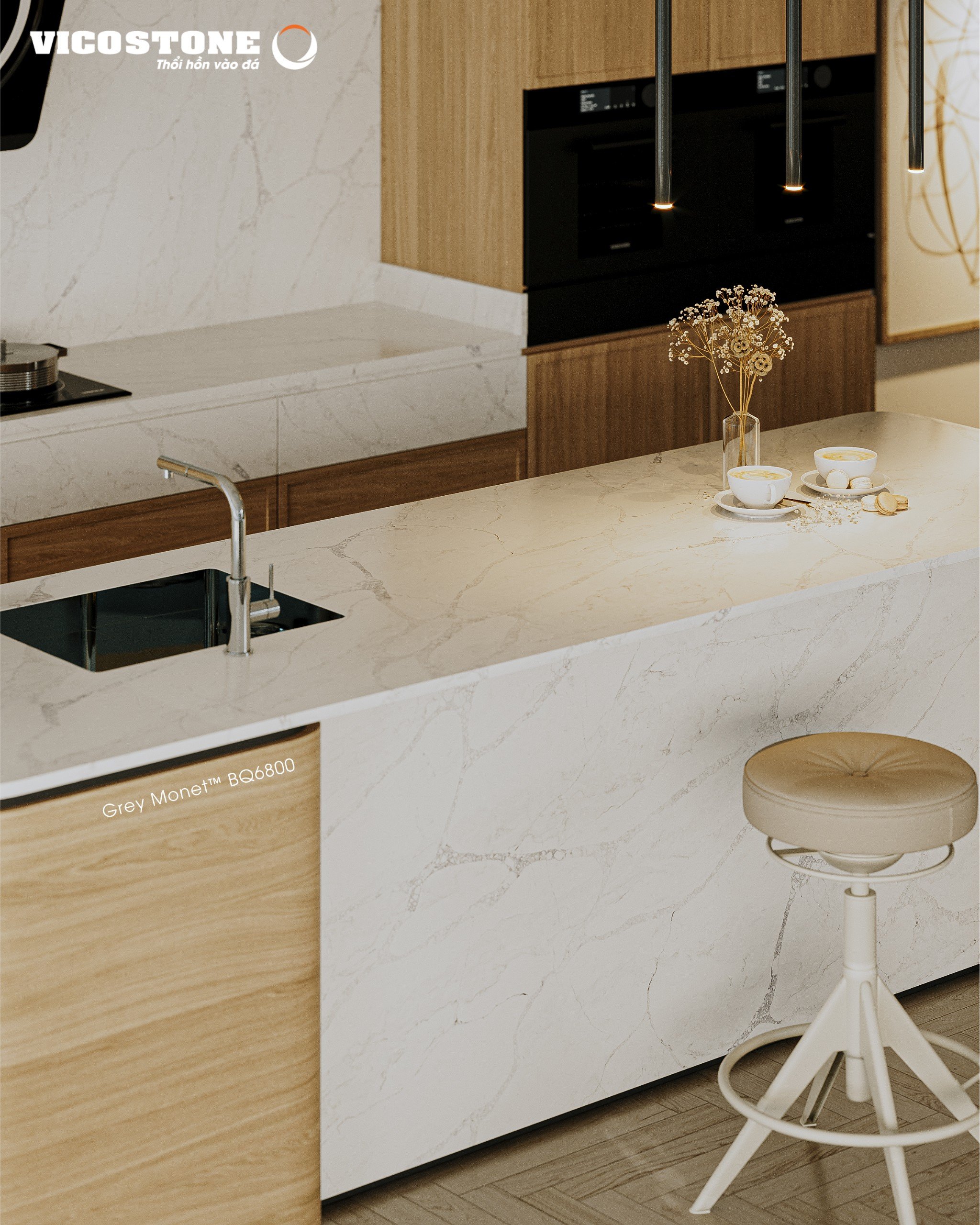 Vicostone Grey Monet BQ6800