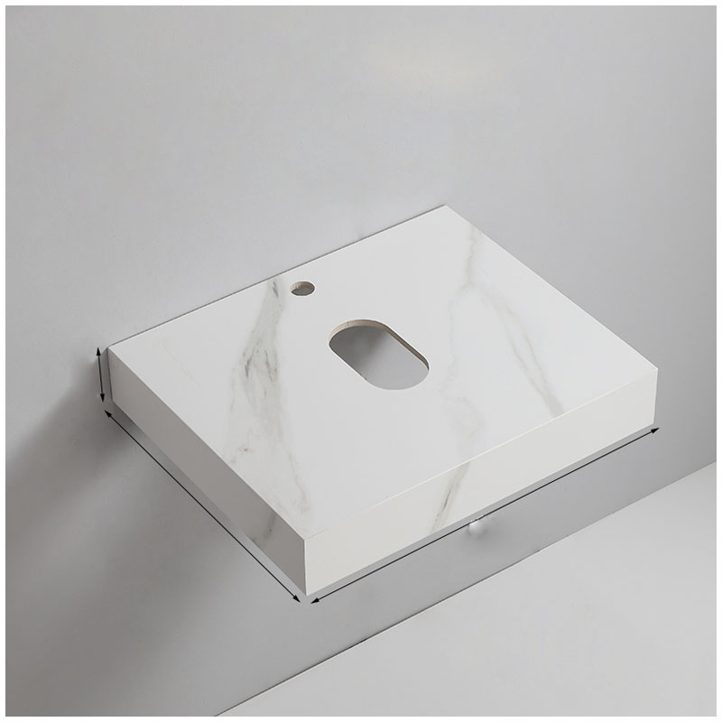 Bàn đá lavabo 1 tầng chống xước sang trọng trong Combo Nhà Tắm 86