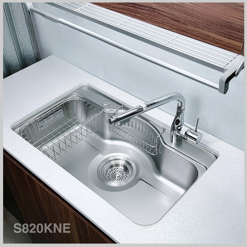 Bề mặt Linen chống xước bồn rửa bát Sensuto S820KNE