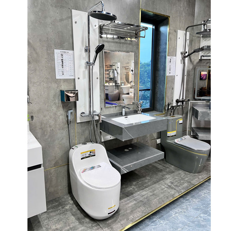 Bộ Combo Thiết Bị Vệ Sinh Phòng Tắm CB0022 chính hãng đồng bộ sang trọng