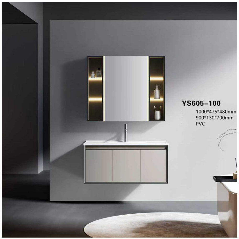 Bộ tủ chậu lavabo nhựa PVC cao cấp chống nước tuyệt đối cho phòng tắm