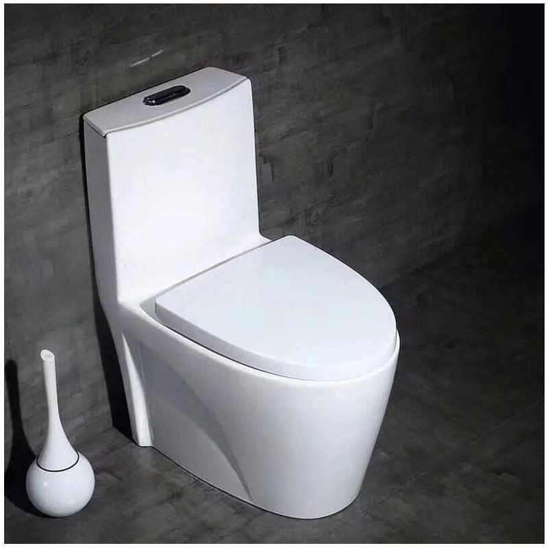 Bồn cầu 1 khối phủ nano 2 chế độ xả tiết kiệm nước CB48