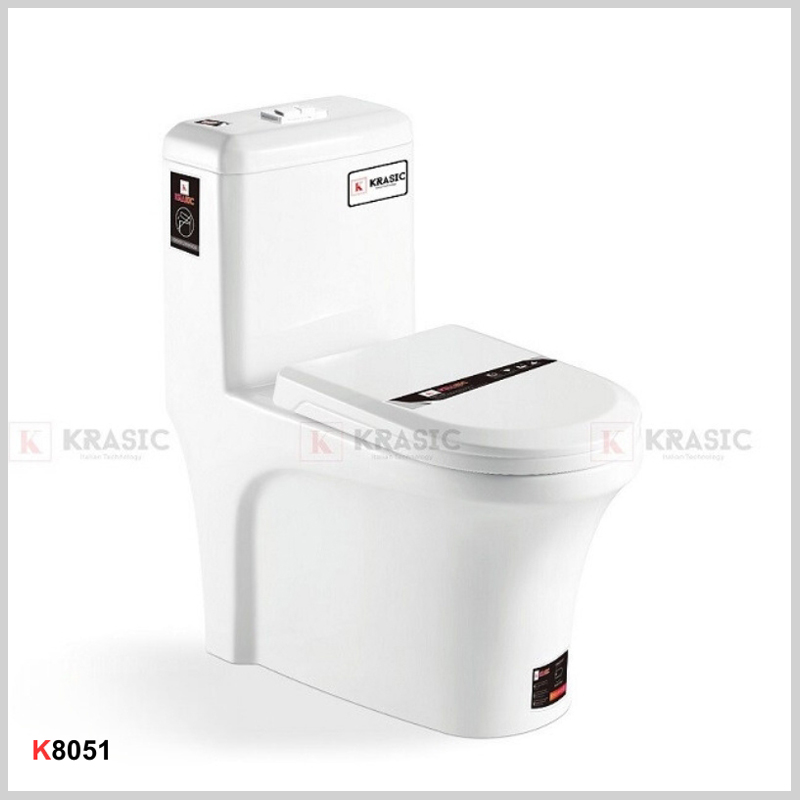 Bồn cầu KRASIC K-8051 liền khối thiết kế hiện đại