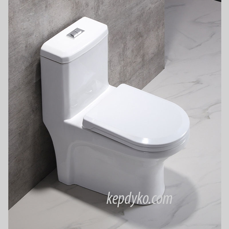  Bồn cầu liền khối 020S nhập khẩu – góc chụp nghiêng hiện đại