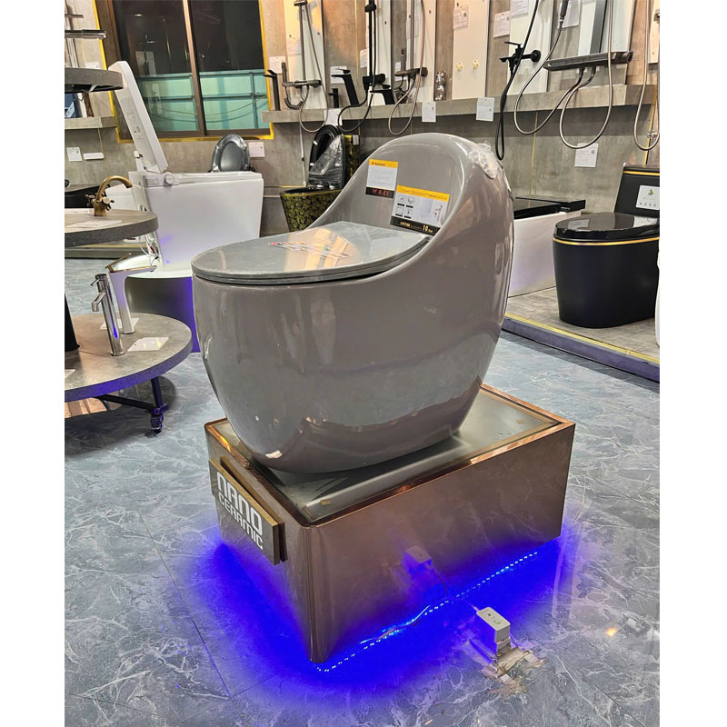 Bồn cầu trứng CR29GR màu xám thiết kế hiện đại