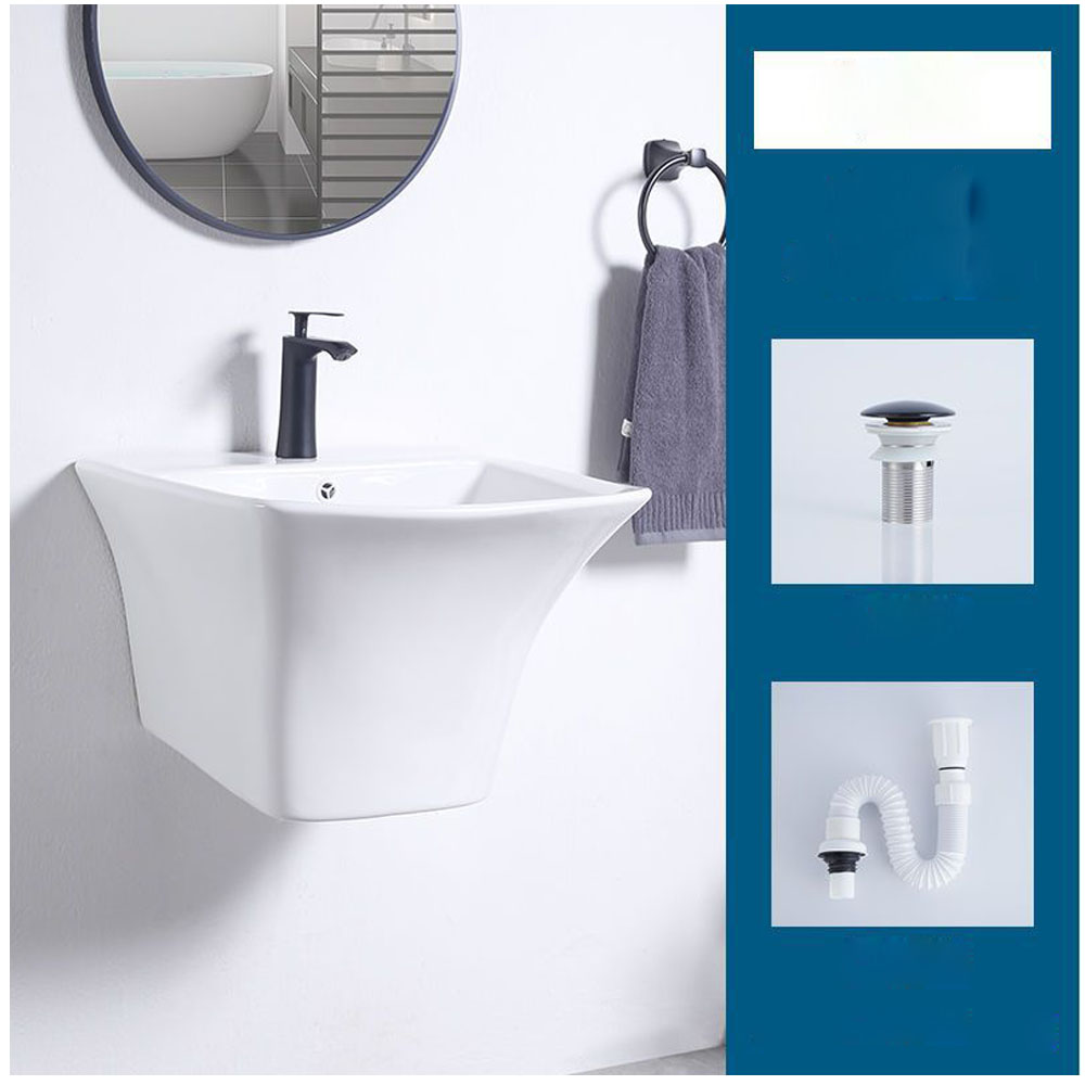 Chậu Lavabo treo tường chân lửng tiết kiệm diện tích cho chung cư nhà phố