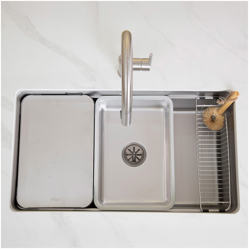 Chậu rửa bát 1 hố K6845 lắp âm bàn hiện đại