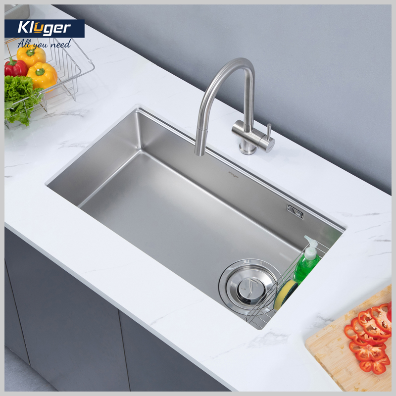 Công nghệ ép khuôn liền khối - không mối hàn Chậu rửa bát Kluger KY8045SL Basic