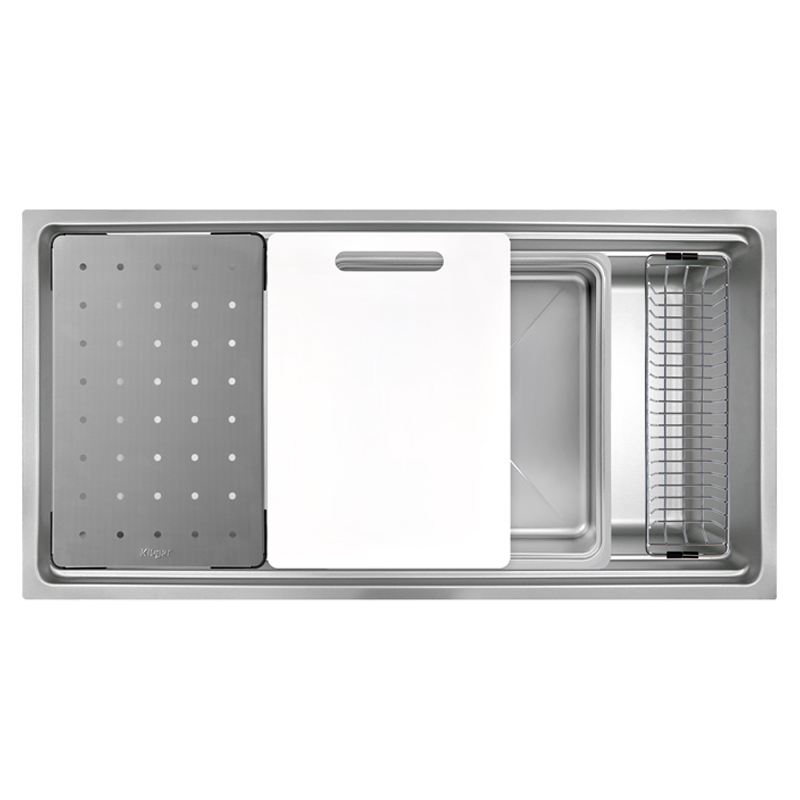 Chậu rửa bát Kluger KG8644FS Plus inox 304 cao cấp