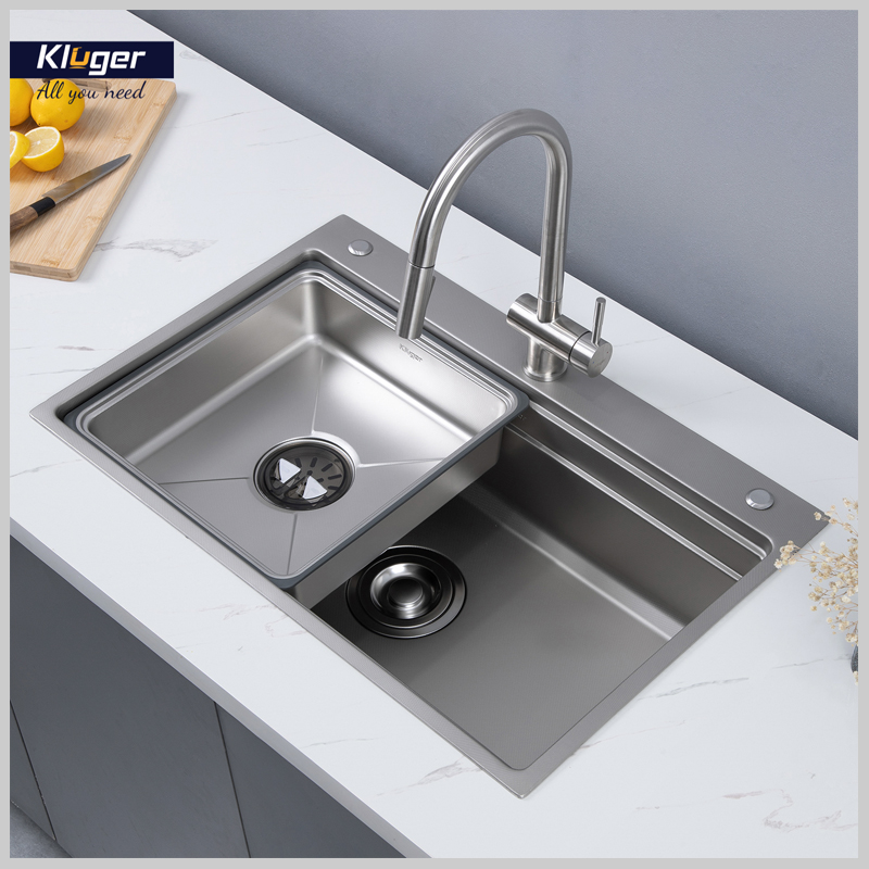Công Nghệ Ép Khuôn Liền Khối – Không Mối Hàn Chậu rửa bát Kluger KWF8161FS – S76 Plus