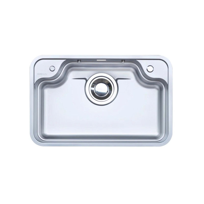 Chậu rửa bát 1 hố NOBINOX LIKEN NL780 Inox 304 kích thước 750x480mm