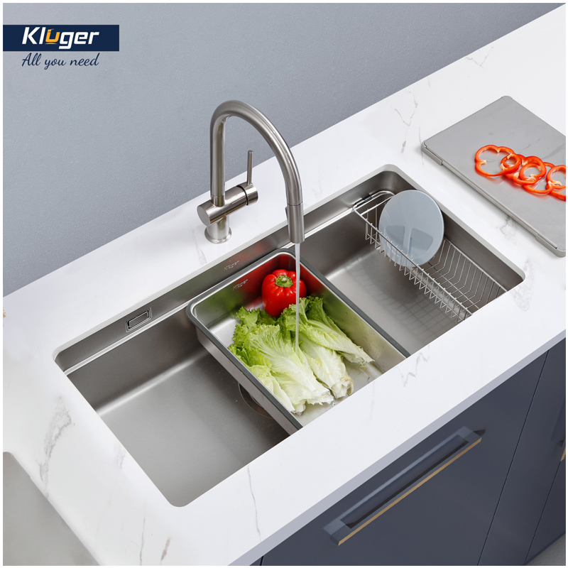 Chậu rửa KU8844FS Plus thiết kế rộng rãi hiện đại